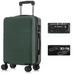 Premium Reisekoffer TSA-Schloss,YKK-Rei&szlig;verschluss Hartschalen-Koffer Trolley