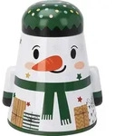 CARISSIMA Weihnachtliche Metall Keksdose 12x10x15 cm, lebensmittelsicher,...
