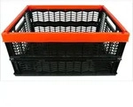Novaliv Klappboxen faltbar stabil | 6x 30L Rot Schwarz baskets Einkaufskiste