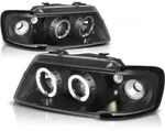 Angel Eyes Scheinwerfer passend f&uuml;r Audi A3 (8L) 96-00 schwarz