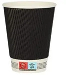 500 Pappbecher "To Go" 0,3 l &Oslash; 9 cm &middot; 11 cm doppelwandig Kaffee Gl&uuml;hweinbecher