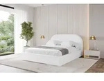 ALTDECOR Polsterbett mit Bettkasten - TIVON - 120x200 - Wei&szlig; - Bett ohne Matratze,