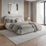 Beautysofa Polsterbett 160x200 cm SONHO Doppelbett mit Matratze H3/H2 &...
