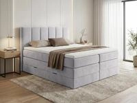 Boxspringbett Star XL mit 2 Bettk&auml;sten und Topper, mit Taschenfederkern- und