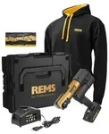 REMS E 22 V ACC Gold Basic Pack Akku Radialpresse 22 V 32 kN ( 576X17 RG220 ) +...
