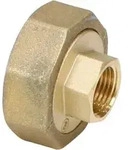 Schl&ouml;sser Armaturen ABGANGSVERSCHRAUBUNG FUER STAHLROHR, 1/2" x 1 1/2" - Beige