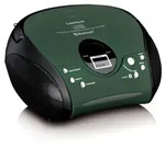 LENCO SCD-33BTEX Radiorekorder mit CD-Spieler - Gr&uuml;n