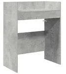 vidaXL DJ Tisch Betongrau 62 x 45 x 102 cm Holzwerkstoff - Grau