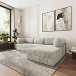 Masseno Ecksofa ETERA mit Metallgestell, Modulares Schlafsofa aus Schaumstoff,