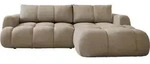 MIRJAN24 Ecksofa Mitto, Eckcouch mit Schlaffunktion und Bettkasten, L-Form,