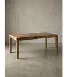 Esszimmertisch WL5.078 Braun 120 x 76 x 70 cm Mango Massivholz, Design Landhaus