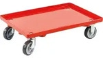 Transportroller 417 x 615 mm, rot gewschl.