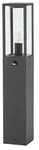 Lindby Wegeleuchte Peldar, anthrazit/klar, 80 cm, Sensor - Schwarz