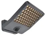Au&szlig;enwandleuchte ATLANTIS, Anthrazit, Bewegungsmelder, IP54, L 22,4 cm - Grau