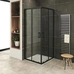 i-flair Schiebet&uuml;r Duschkabine 70x80x180 cm aus durchsichtigem 6 mm Sicherheitsglas