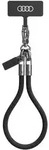 Audi Universal-Handy-Lanyard 28 cm 8 mm schwarz/schwarz AU-HSL8-R8/D1-BK