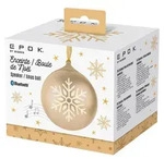 Bigben Bluetooth portabler Lautsprecher EPOK Leuchtende Weihnachtskugel gold...