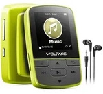 WOLFANG MP3-Player mit Bluetooth 5.2, Sportclip, Mini-Gr&ouml;&szlig;e, Gewicht 28,3 g, HiF -
