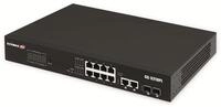 Edimax GS-5210PL, Managed, Gigabit Ethernet (10/100/1000), Gigabit Ethernet - Schwarz
