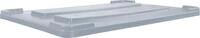 Stapeldeckel f&uuml;r Palettenbox mit Aussenrippen, LxB 1170 x 800 mm, grau - Grau