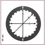Kupplungsscheibenteiler F&uuml;r Suzuki Dr 650 Se 96-00, Xf 650 Freewind 97-02, Dr 750 /