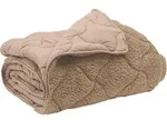 vidaXL Sommerdecke 240 x 260 cm Sommer Taupe Atmungsaktiv - Taupe