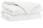 vidaXL Winterbettdecke Wei&szlig; 135 x 220 cm Bambus - Wei&szlig;