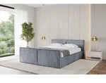 ALTDECOR Polsterbett mit Bettkasten - EMMI-Z-v1 - 120x200 - Grau - Bett mit...