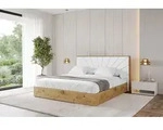 ALTDECOR Polsterbett mit Bettkasten - ENZO6 - 160x200 - Wei&szlig; - Bett mit Matratze