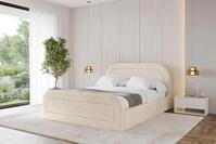 ALTDECOR Polsterbett mit Bettkasten - LERAY-Z - 120x200 - Beige - Bett mit...