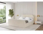 ALTDECOR Polsterbett mit Bettkasten - TIVON-Z - 140x200 - Beige - Bett mit Matratze