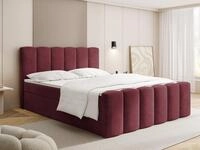 Boxspringbett mit Bettkasten &ndash; Polsterbett 180 x 200 cm mit H4