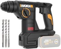 WORX WX387.9 Akku-Bohrhammer 20V, Brushless Motor, 2,0 J Schlagenergie, SDS-Plus