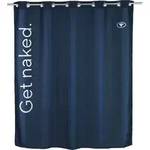 TOM TAILOR 180x200 Duschvorhang Antischimmel Navy Waschbar Badewanne Dusche -...