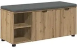vidaXL Flurbank Artisan-Eiche 100 x 38 x 46 cm - Braun