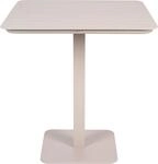 Zuiver Vondel Gartentisch/ Bistrotisch 71x71 cm Aluminium Wei&szlig;