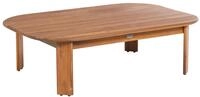 BELIANI Couchtisch Braun Akazienholz Rechteckig 120x80 cm Modernes Mediterranes
