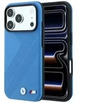 H&uuml;lle f&uuml;r iPhone 18 Pro Max / 17 Pro Max, BMW M Reifenprofil-Metalllogo,