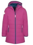 TROLLKIDS Stavanger Coat M&auml;dchen-Wintermantel, Beerenrosa/Blau, Gr. 122 - 122