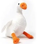 Cornelissen - Kuscheltier - Gans - 23 cm - Wei&szlig;