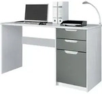 Vladon Schreibtisch Logan, Germany, B&uuml;rotisch mit 2 Schubladen und 1 T&uuml;r,...
