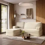 Masseno Ecksofa SABI mit Schlaffunktion, Modulares Schlafsofa aus Schaumstoff,