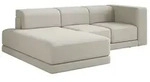 Selsey Novals - Ecksofa L-Form, 4-Sitzer, links, Chenille Greige, 278 cm