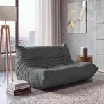 2-Sitzer Sofa HWC-R34, Zweisitzer 2er-Sofa Couch Polster-/Loungesofa Stoff Cord