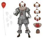 NECA IT Willkommen in Derry Ultimate Pennywise 18 cm - Grau/Wei&szlig;/Rot