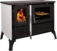 365&reg; K&uuml;chenherd Cook Smart wei&szlig; emailliert 8 kW Gusseisen A+