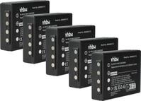 vhbw 5x Akku Ersatz f&uuml;r HBC BA225031, BA226030, BA225030, FuB05AA f&uuml;r