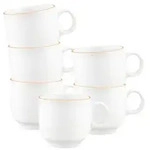 Seltmann Weiden Sento Home Pure Lines Cappuccinotasse 300 ml 6er Set - Mango...