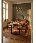 Esszimmertisch 120x60x76 cm Akazie Massivholz / Metall Esstisch Baumkante,