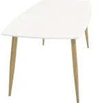 Venture Design, Esstische, Polar, Wei&szlig; - Wei&szlig;
